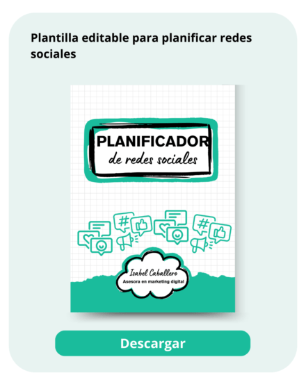 Plantilla para planificar redes sociales